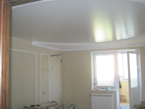 Сатиновые натяжные потолки